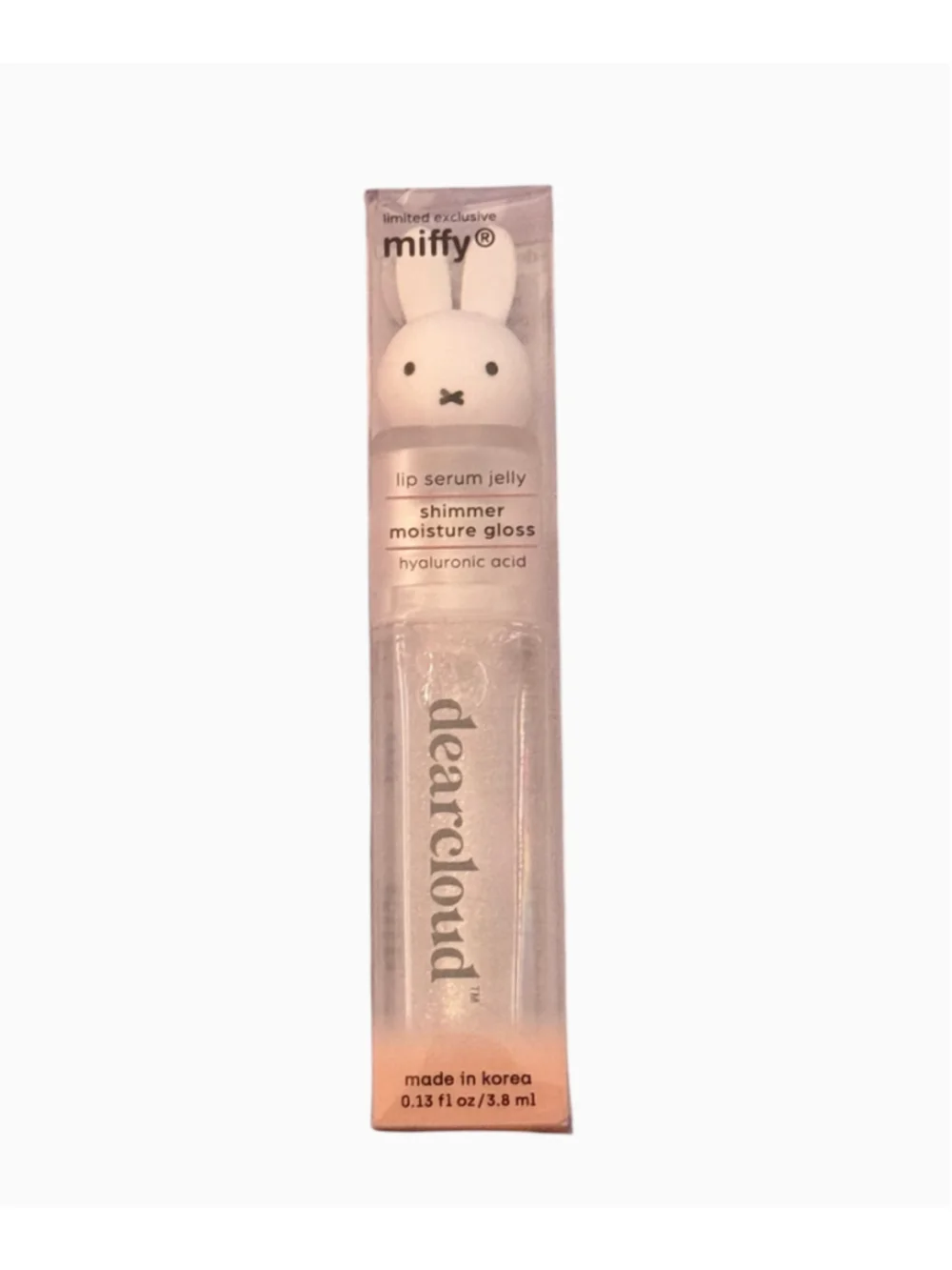 Dear Cloud Miffy Lip Serum Jelly Gloss Clear Sparkle, Shimmer